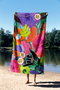 Mijölnir Tropical Vibes 90 Toalla de Playa Multicolor de Microfilamento 90x150 cm Poliéster/Poliamida